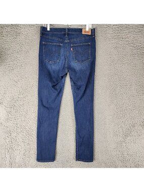 Levis Jeans Womens 31 Blue Stretch Denim Slimming Skinny *Read*